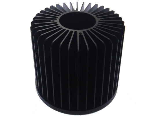 AL1070 LED লাইটিং হিট সিঙ্ক, ব্যবহারিক রাউন্ড এক্সট্রুড অ্যালুমিনিয়াম হিটসিঙ্ক
